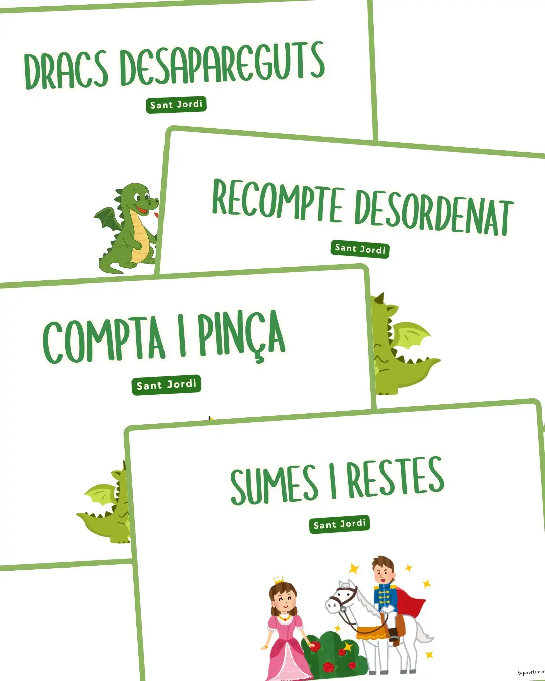 PACK SANT JORDI MATEMÀTIC (infantil) preview 1